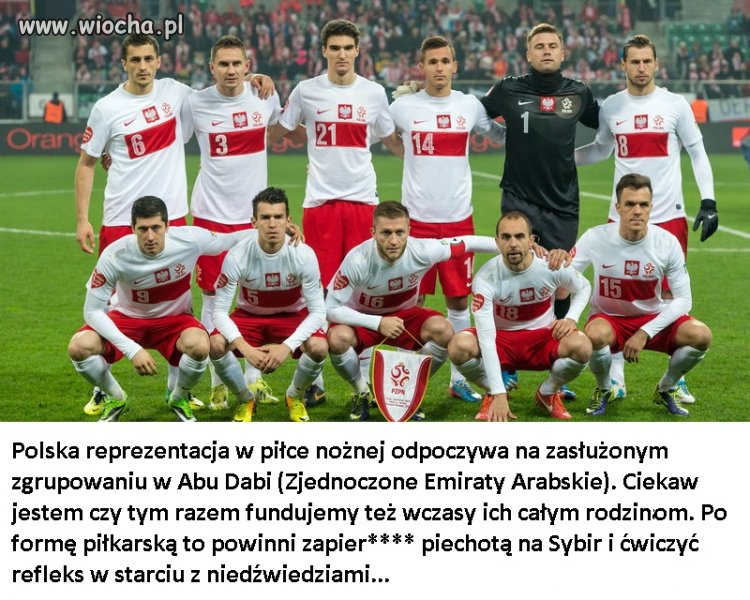 Zasłużone wakacje polskiej reprezentacji...