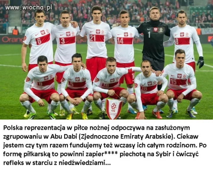 Zasłużone wakacje polskiej reprezentacji...