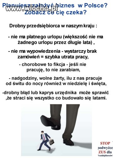 Młodzi Polacy zakładajcie swoje własne firmy ...