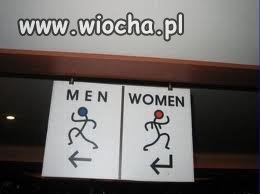 Kierunek zwiedzania czy WC?
