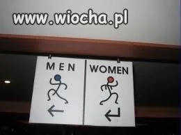 Kierunek zwiedzania czy WC?