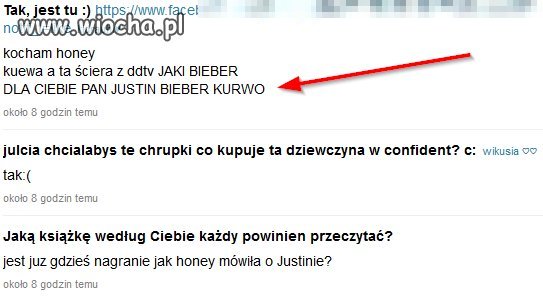 Beka z psychofanek Justinka Biebera na Asku