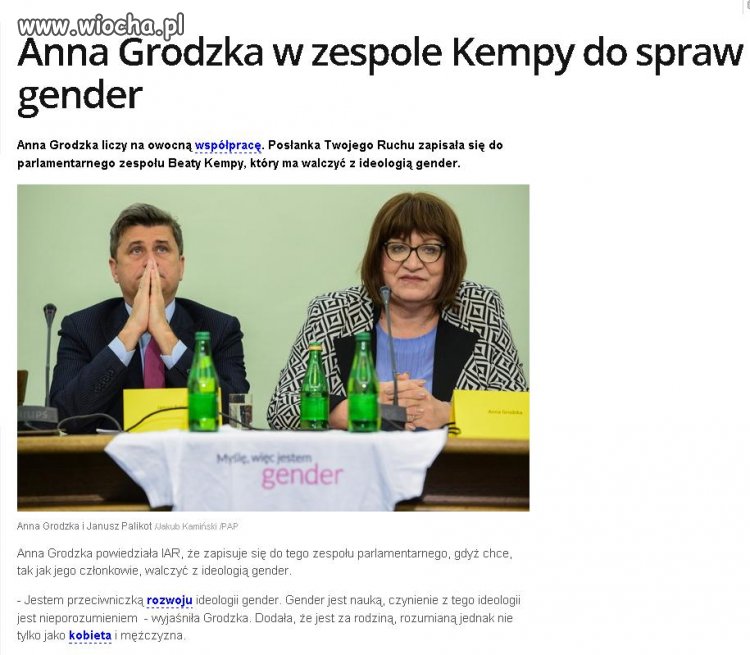 Anna Grodzka walczy z gender!!!