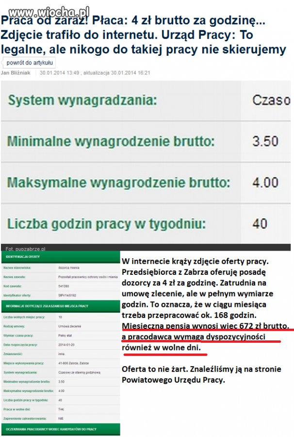 Praca od zaraz! 