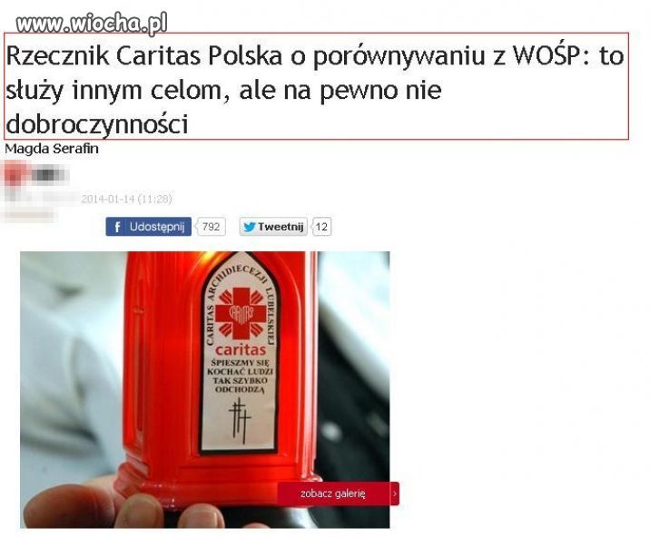 Caritas walczy!