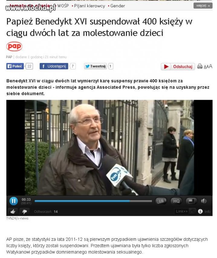 I dlatego musiał ustąpić... 