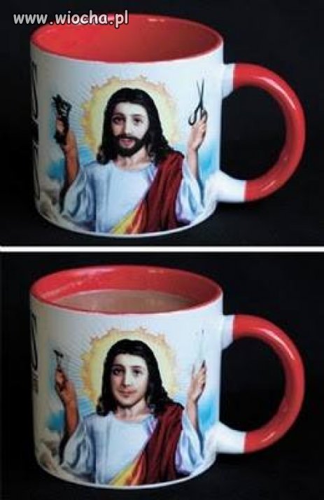 Zalewasz kakałko i Jezus ogolony 