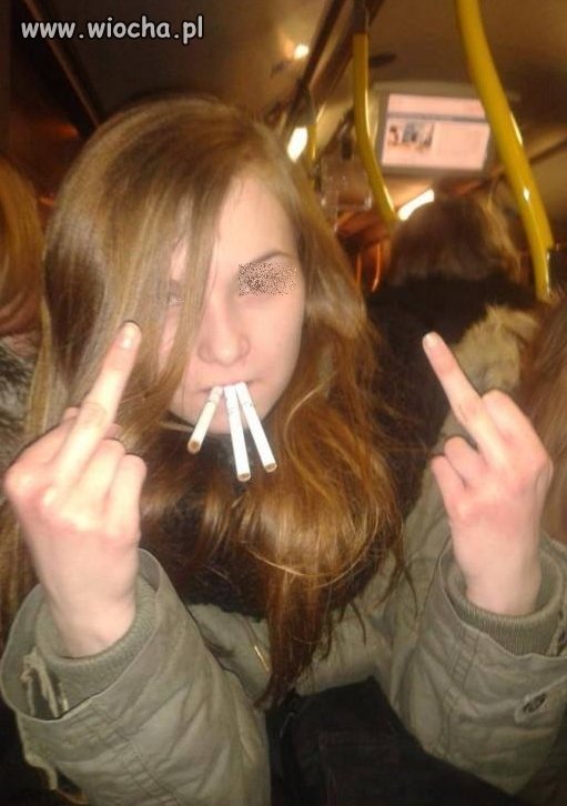 Takie tam w autobusie, w drodze do szkoły.