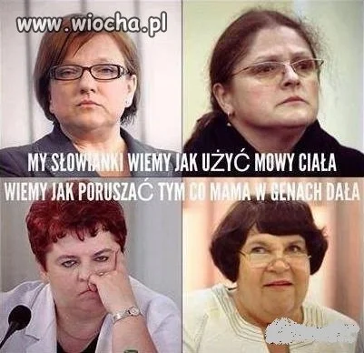My słowianki...