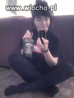 Lans na whiskey + sweet focia w lustrze