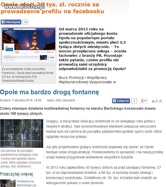 Wiocha dla Opola