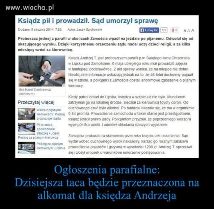 Ogłoszenie parafialne...