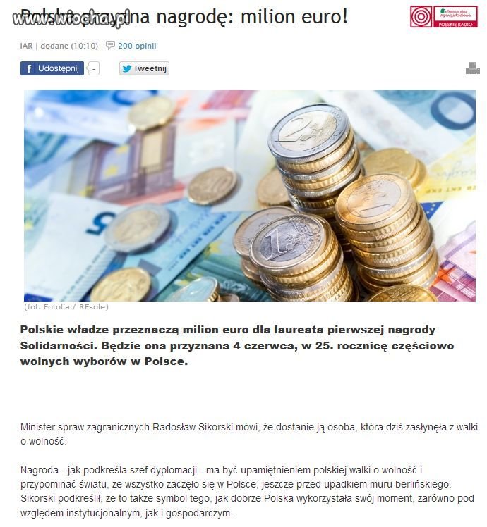 Przecież nas stać, WOŚP, caritas co tam potrzebują