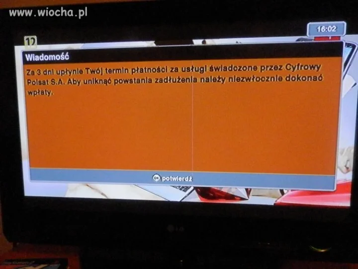 Tak Polsat traktuje klientów- przypominajki na TV