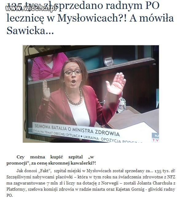 Naprawa służby zdrowia według PO