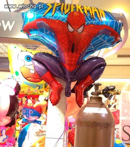 Spiderman i jego wacek
