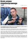 Armia wzywa niepełnosprawnego