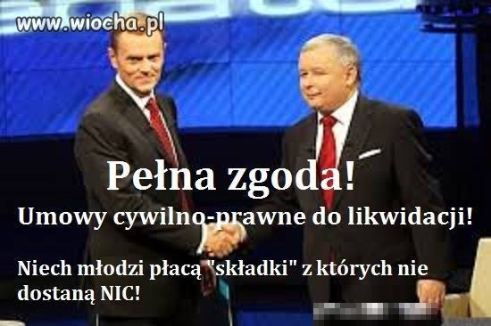 Wojna na pokaz a za kurtyna to wielcy przyjaciele