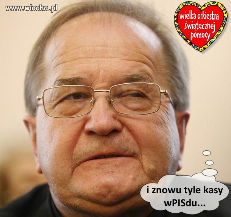 Oj dziś ten pan musi bardzo cierpieć...