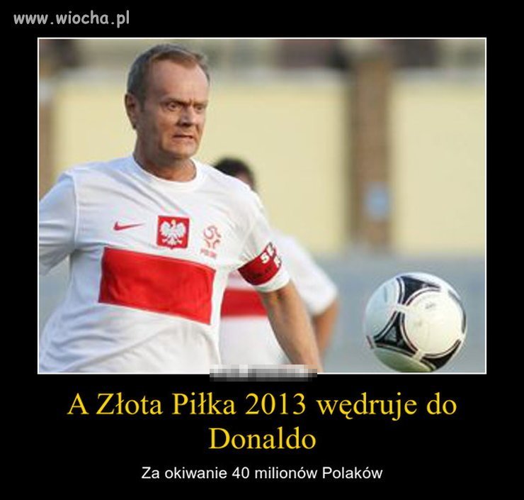 Złota Piłka 2013 wędruje do ...