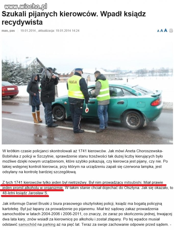 Ksiądz na bani..na prawie 2 tyś złapanych owieczek