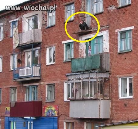 Takie tam na balkonie