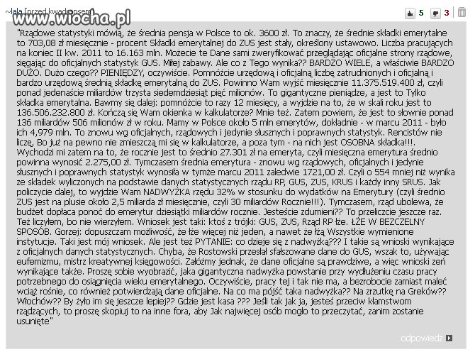 Zanim usuną komentarz - Matematyk UJ