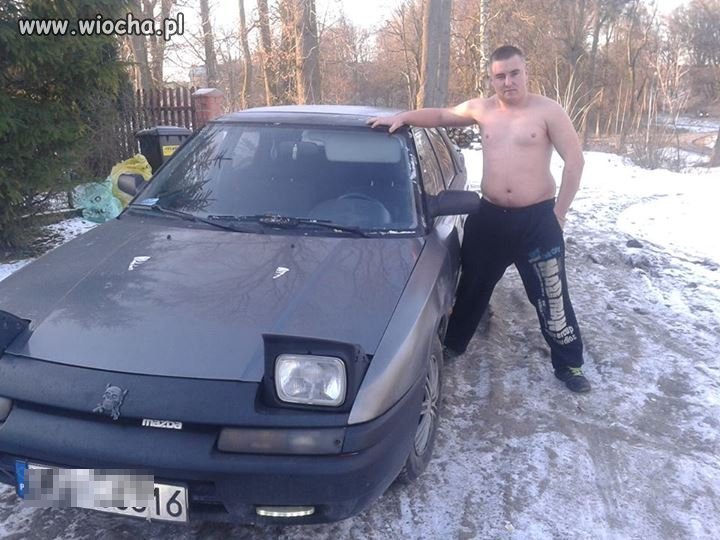 Zaj*bista fura jest, wyrobiona goła klata jest