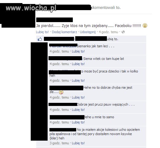 Ucho opciełem...