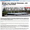Rządowych aut więcej niż karetek