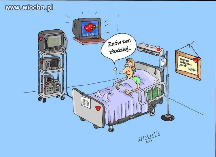 Typowy przeciwnik WOŚP 