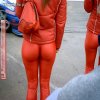Lady in red