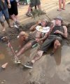 Ta część plaży już zajęta