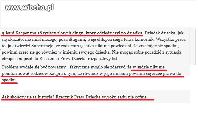 9-latek błaga o pomoc!!!