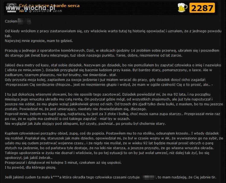 Jeżeli przeglądasz Wiochę to pamiętaj
