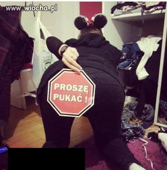 "Proszę pukać"...