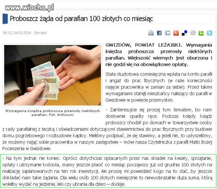 Nie ładnie proszę księdza... 