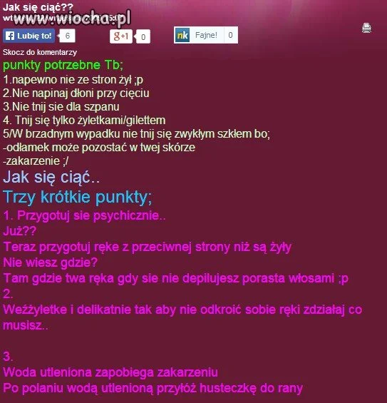Jak się ciąć