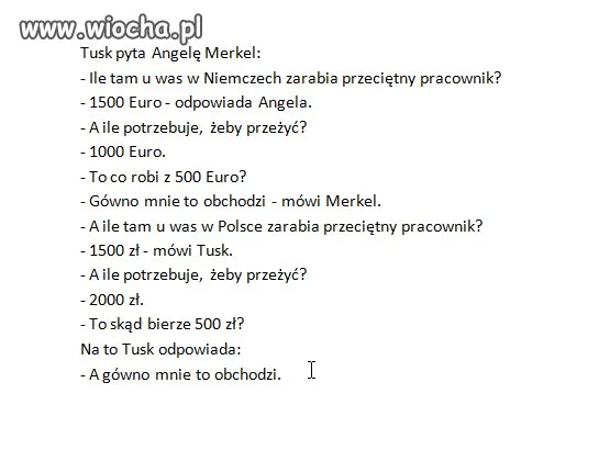 Niestety, ale taka prawda..