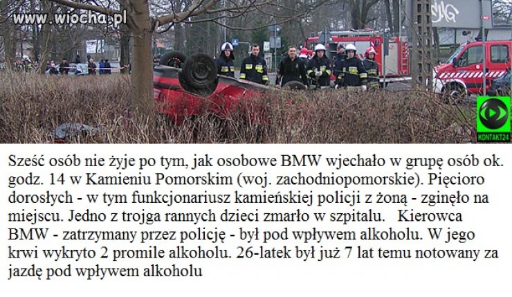 Pijany zabił pięcioro dorosłych i 9-latka