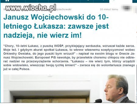 Chyba zostanie wieśniakiem roku!