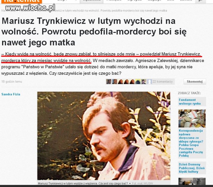 Wiocha dla polskiego "Wymiaru Sprawiedliwości".