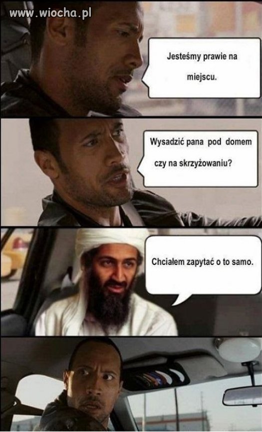 Wysadzić pana pod domem