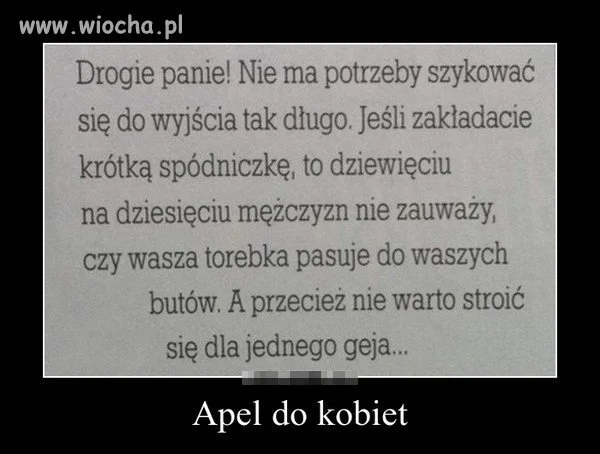 Chyba koleś ma rację