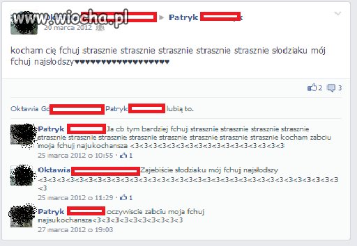 Dzisiejsza miłość na fb