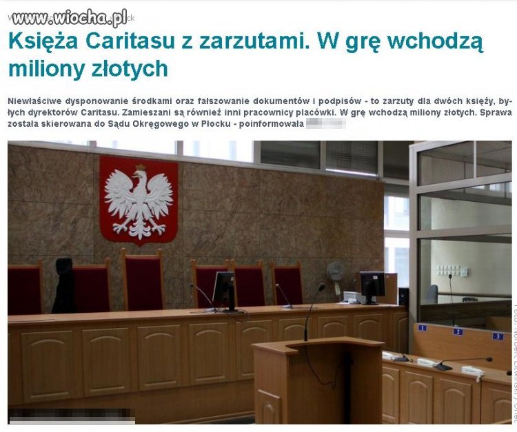 Uczciwość Caritasu...