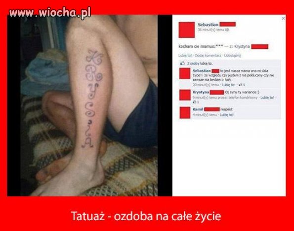 Uwiecznienie mamusi Krysi...