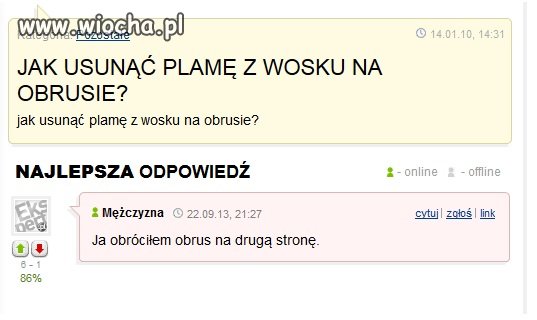 Szukałem dzisiaj odpowiedzi 