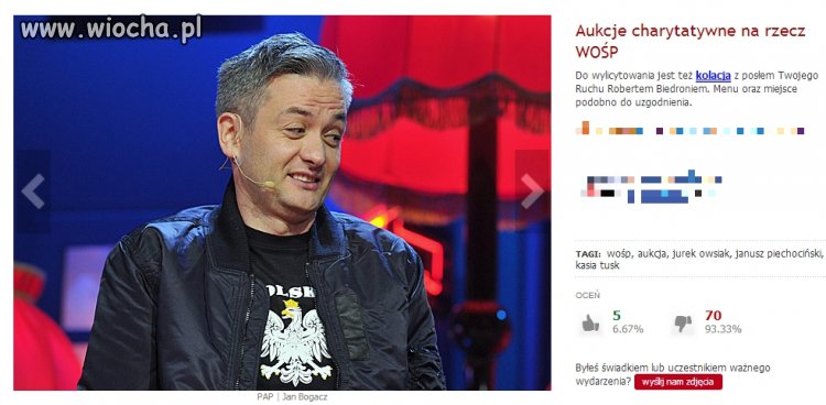 Kolacja (randka?) z Biedroniem