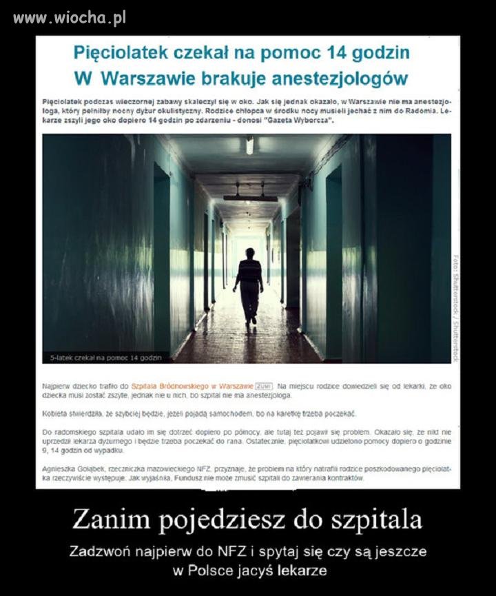 Zanim pojedziesz do szpitala...